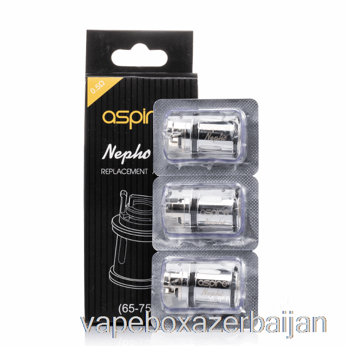 Vape Baku Aspire Nepho Replacement Coils 0.5ohm Coils